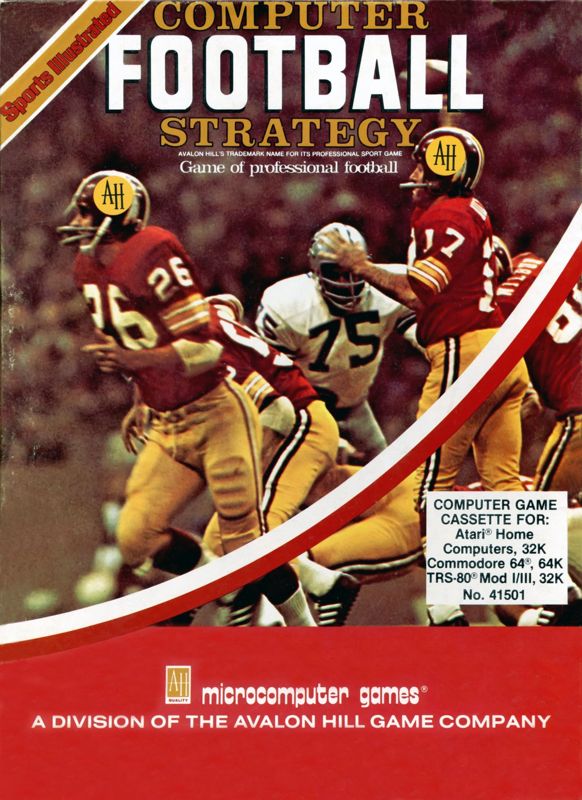 Front Cover for Computer Football Strategy (Atari 8-bit and Commodore 64 and TRS-80)