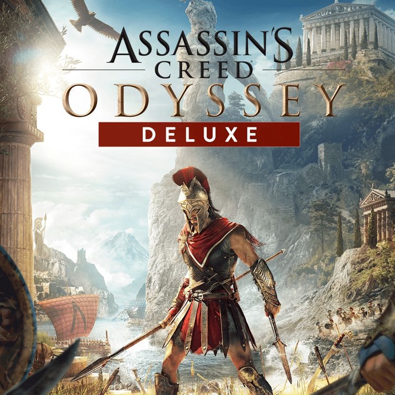 Front Cover for Assassin's Creed: Odyssey (Deluxe Edition) (PlayStation 4) (download release)