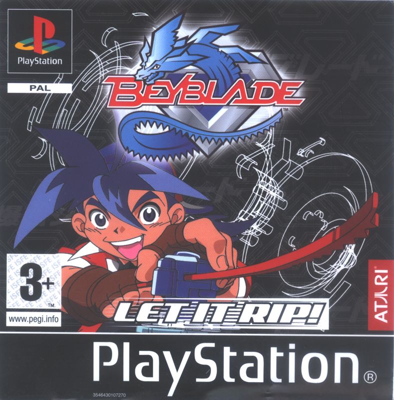 Beyblade cover or packaging MobyGames