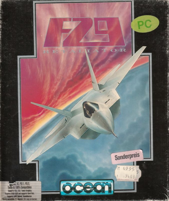 Front Cover for F29 Retaliator (DOS)