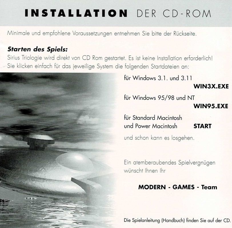 Other for Die phantastische Reise nach Terra-Gon (Macintosh and Windows 3.x) (Re-release): Jewel Case - Left Inlay