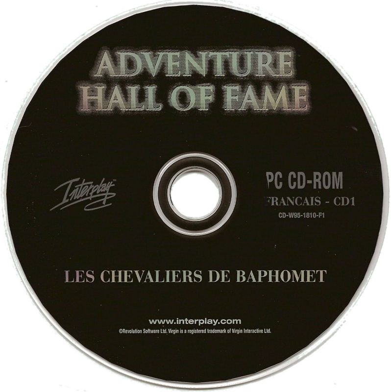 Media for Adventure Hall of Fame (Windows): Broken Sword CD 1 French