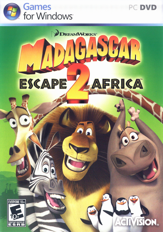Front Cover for Madagascar: Escape 2 Africa (Windows)
