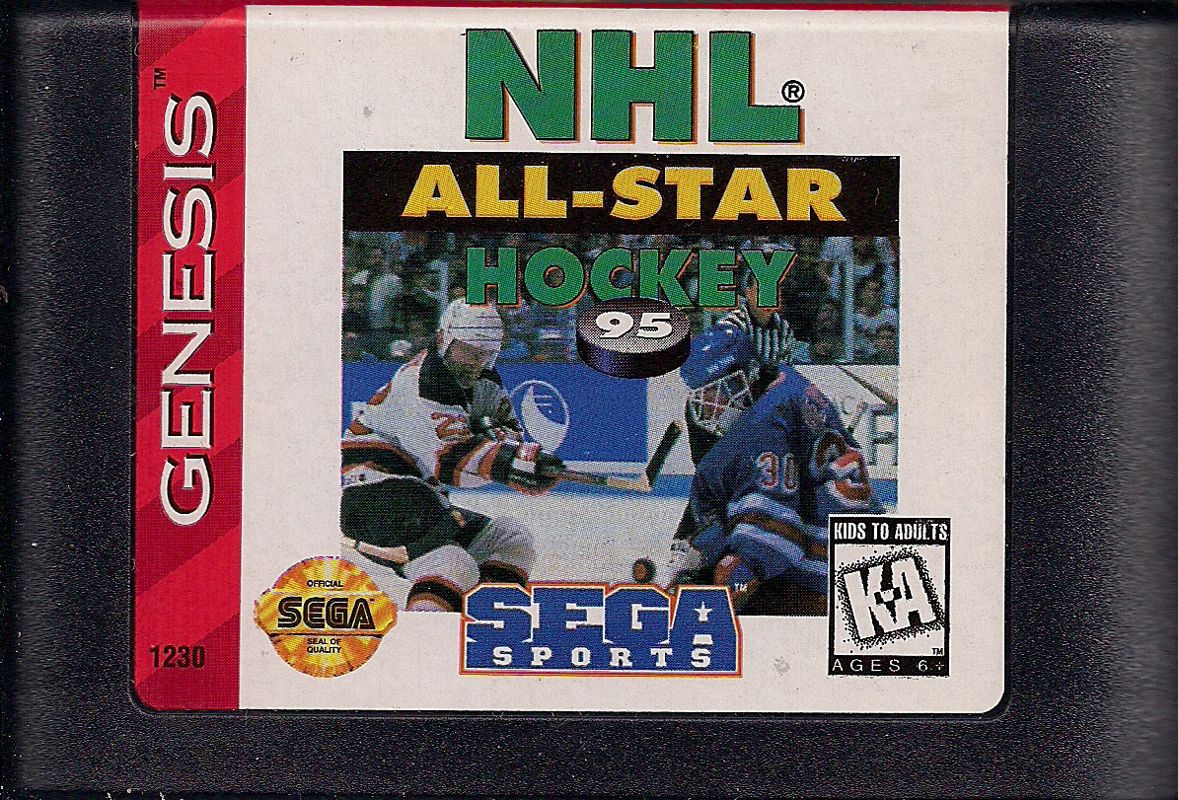 Media for NHL All-Star Hockey '95 (Genesis)