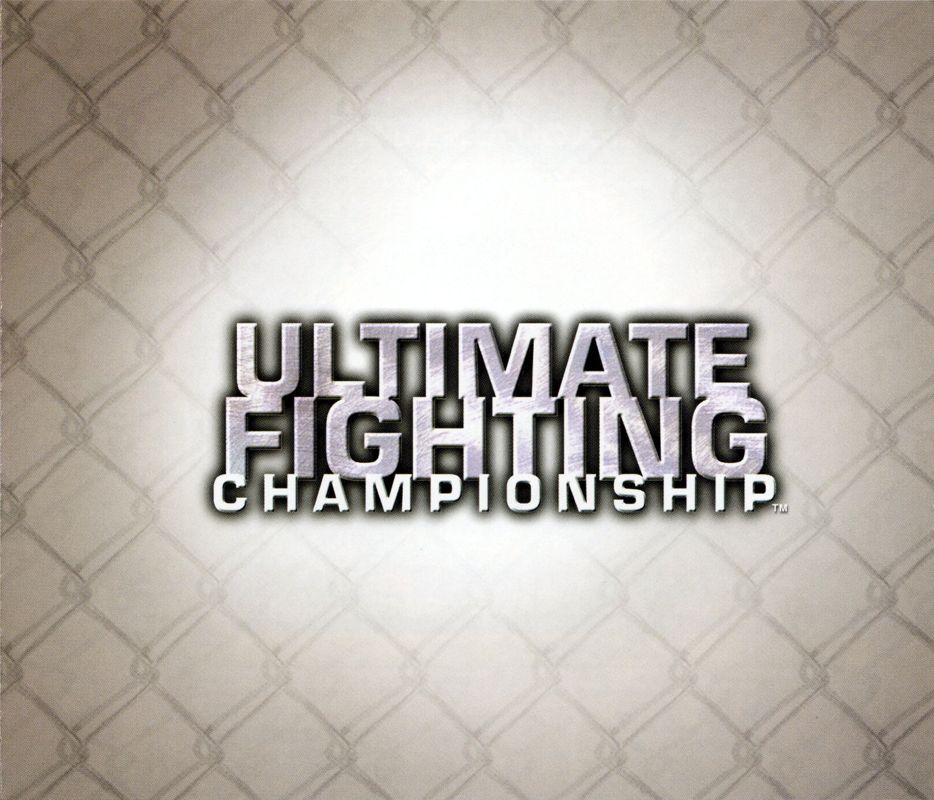 Inside Cover for Ultimate Fighting Championship (Dreamcast): Inlay