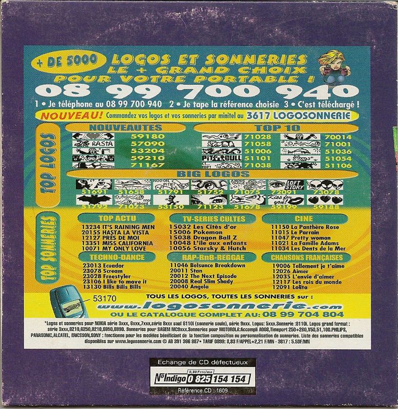 Back Cover for Toyland Racing (Windows) (Magazine CD FUN #76 October 2001)