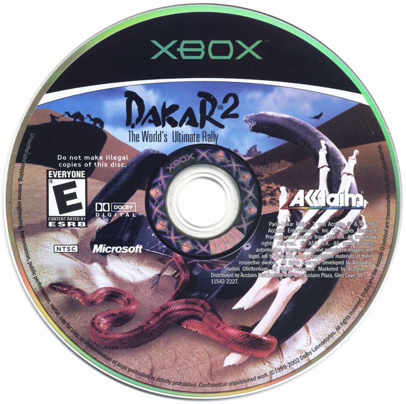 Media for Dakar 2: The World's Ultimate Rally (Xbox)