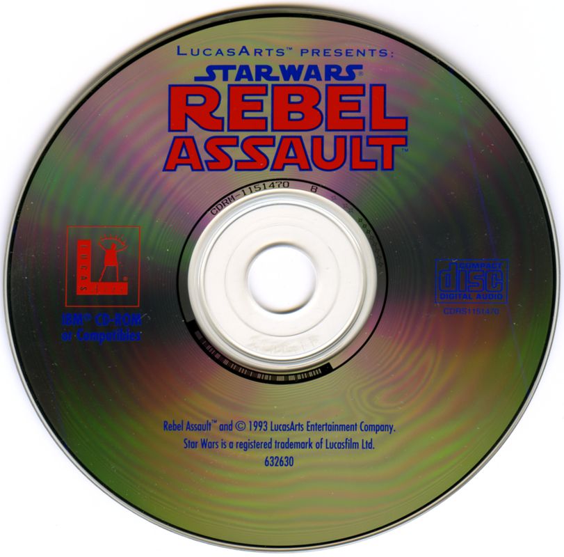 Media for Star Wars: Rebel Assault (DOS)