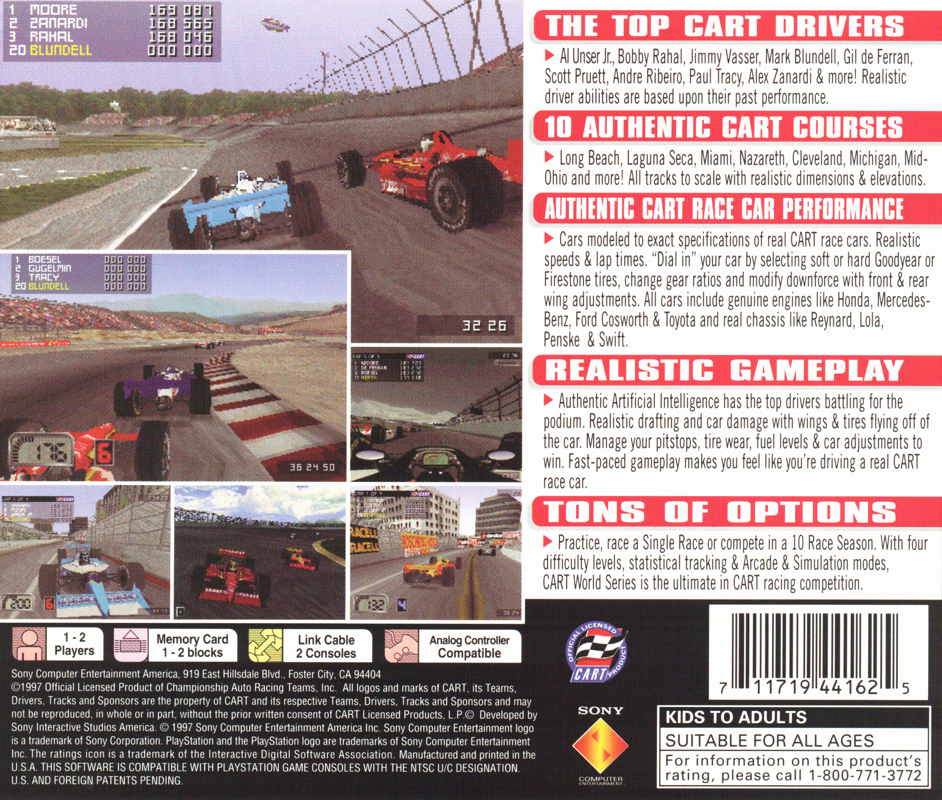 Cart world series sales ps1