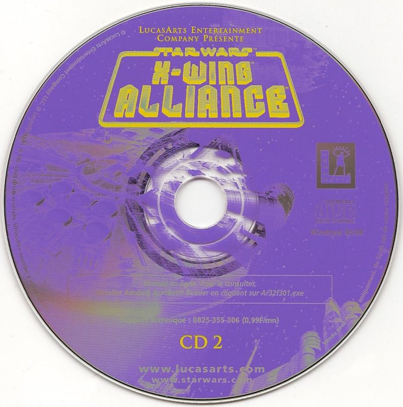 Media for Star Wars: X-Wing Alliance (Windows): Disc 2