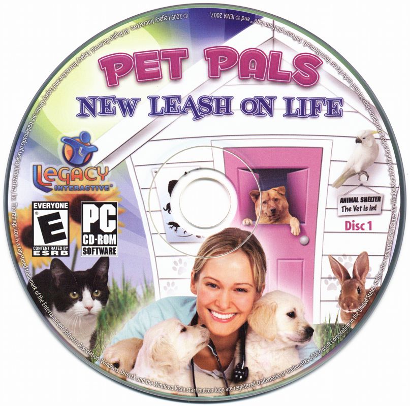 Media for Pet Pals: New Leash on Life (Windows): Disc 1/2