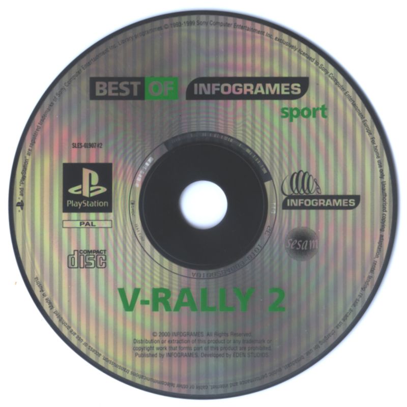 Media for Need for Speed: V-Rally 2 (PlayStation) (Best of Infogrames release)