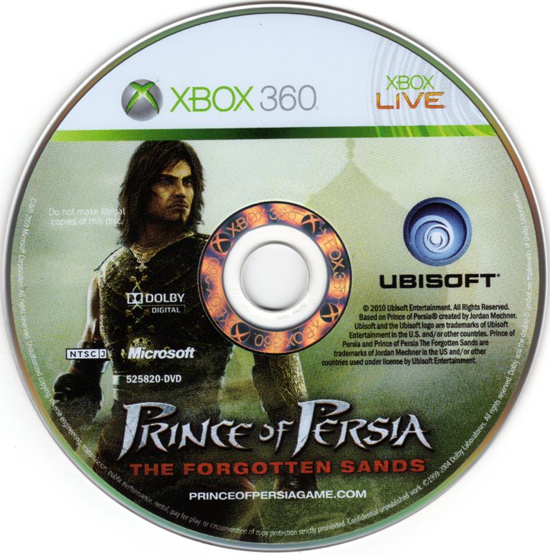 Prince of Persia: The Forgotten Sands cover or packaging material ...