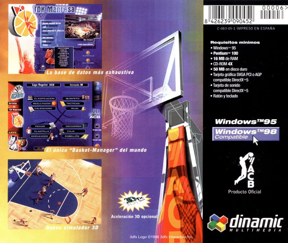 Back Cover for PC Basket 6.0 (Windows)