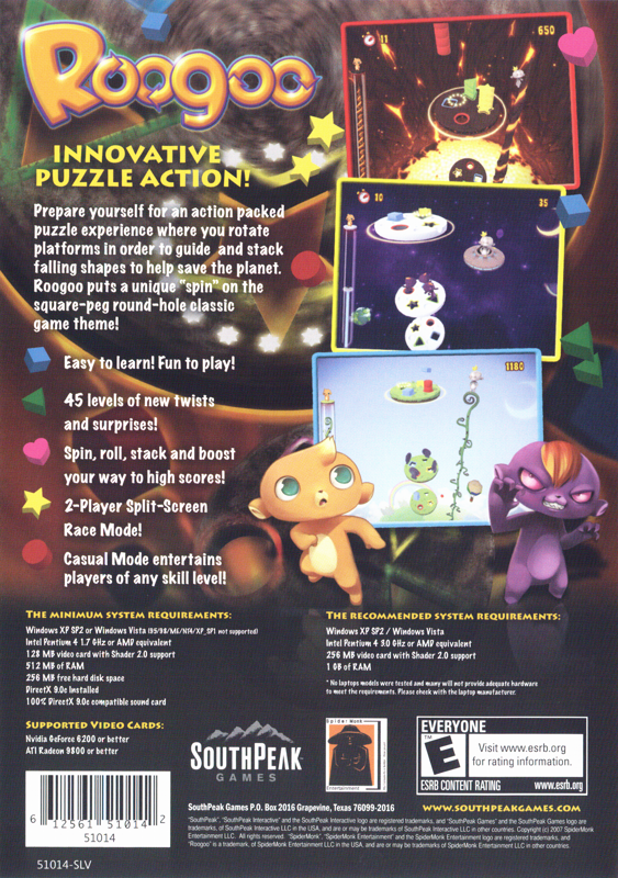 Back Cover for Roogoo (Windows)