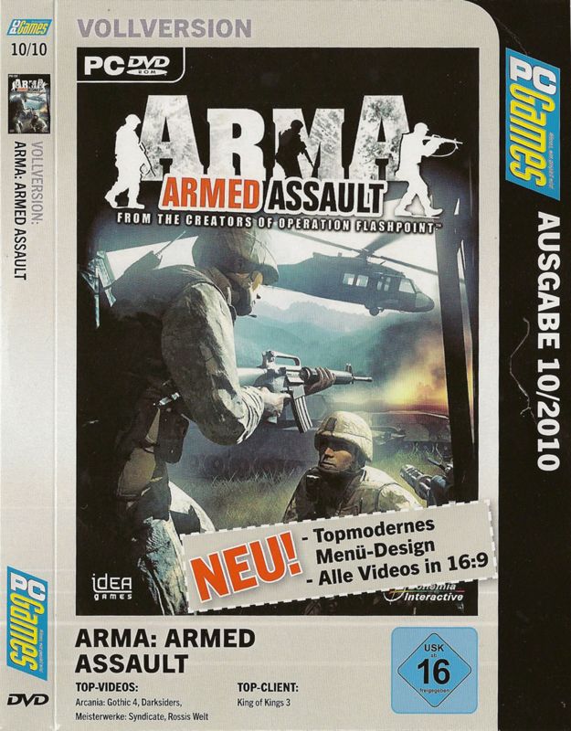 Front Cover for ArmA: Combat Operations (Windows) (PC Games 10/2010 covermount)