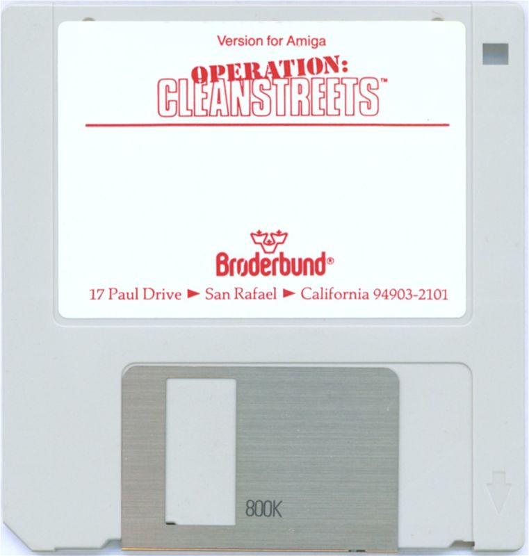 Media for Operation: Cleanstreets (Amiga)
