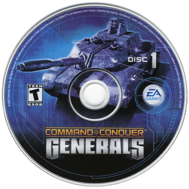 Media for Command & Conquer: Generals - Deluxe Edition (Windows): Generals - Disc 1