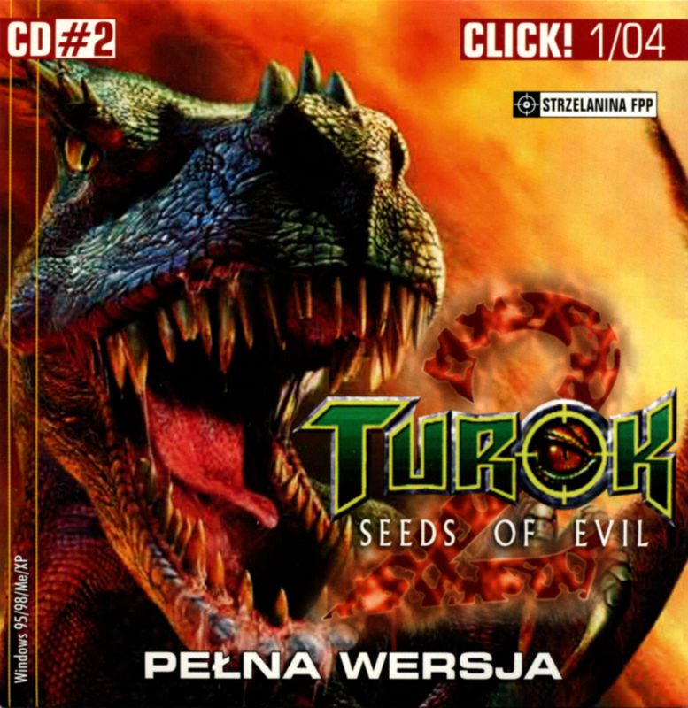 Front Cover for Turok 2: Seeds of Evil (Windows) (Click! 1/2004 covermount)