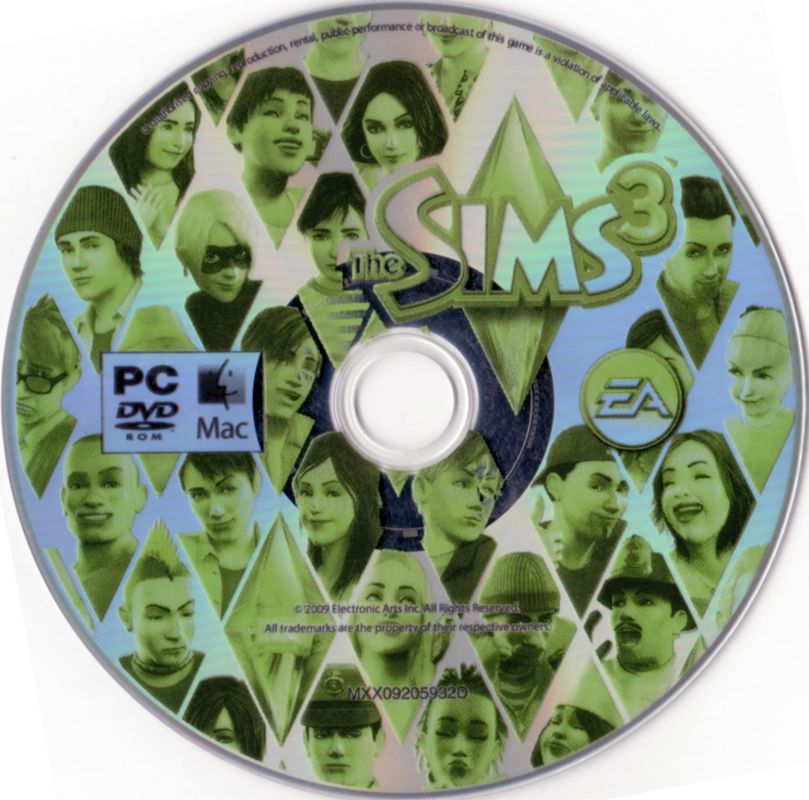 Media for The Sims 3 (Macintosh and Windows) (2010 re-release)