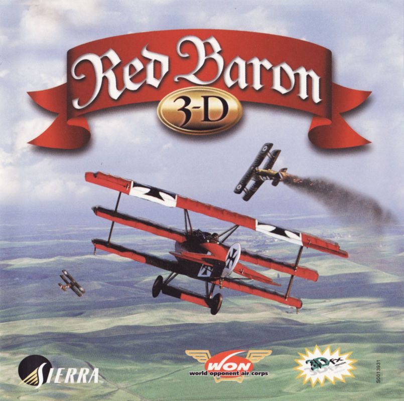 Other for Red Baron 3-D (Windows): Jewel Case - Front