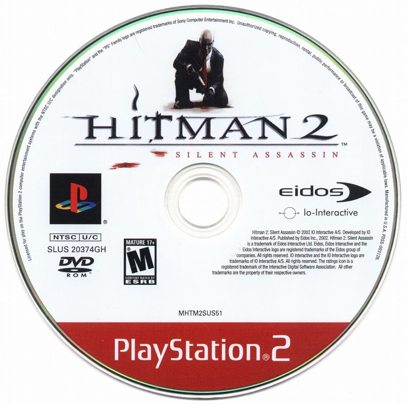 Media for Hitman 2: Silent Assassin (PlayStation 2) (Greatest Hits release)