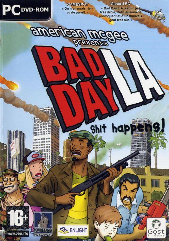 Front Cover for American McGee presents Bad Day LA (Windows) (DVD-ROM release)