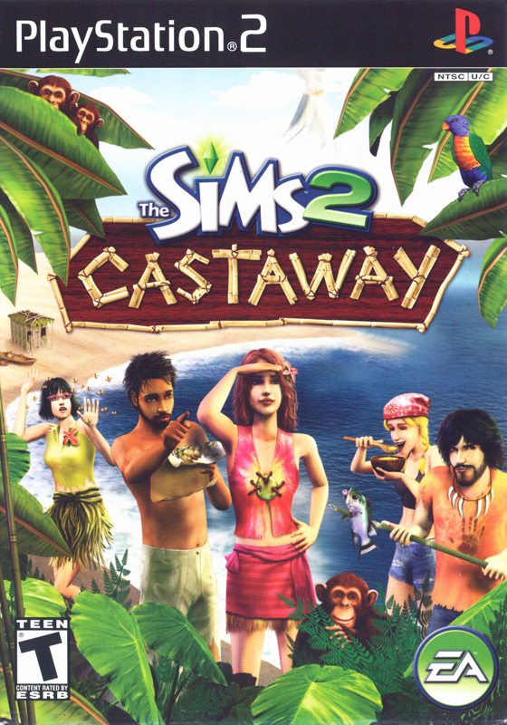 Front Cover for The Sims 2: Castaway (PlayStation 2)