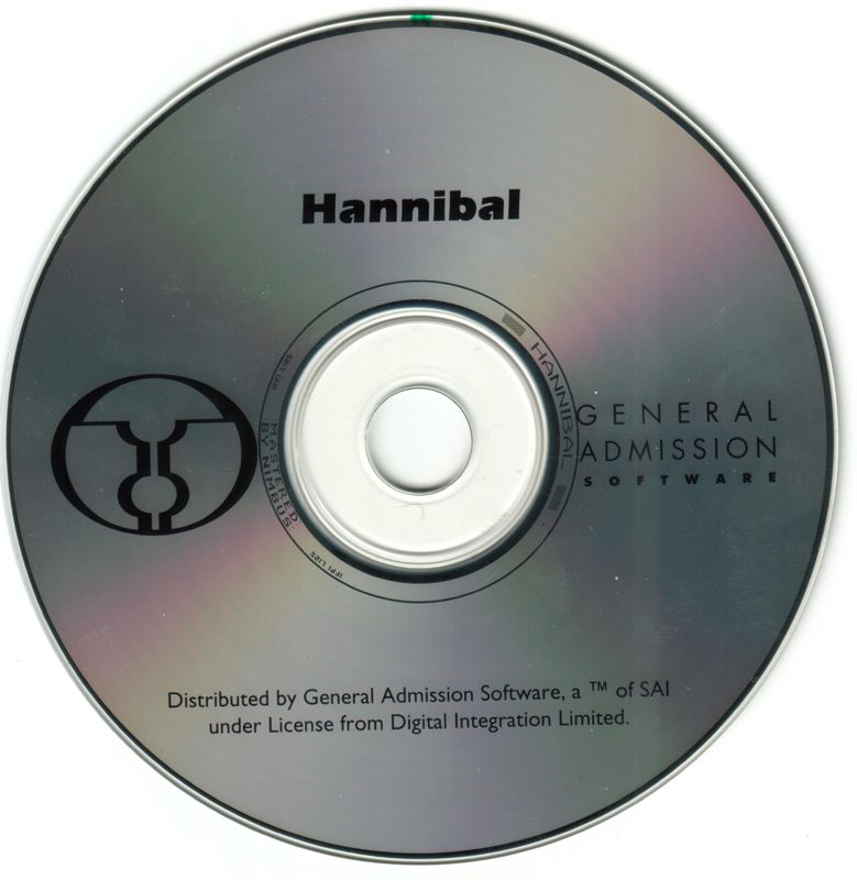 Media for Hannibal (DOS) (General Admission 1995 release)