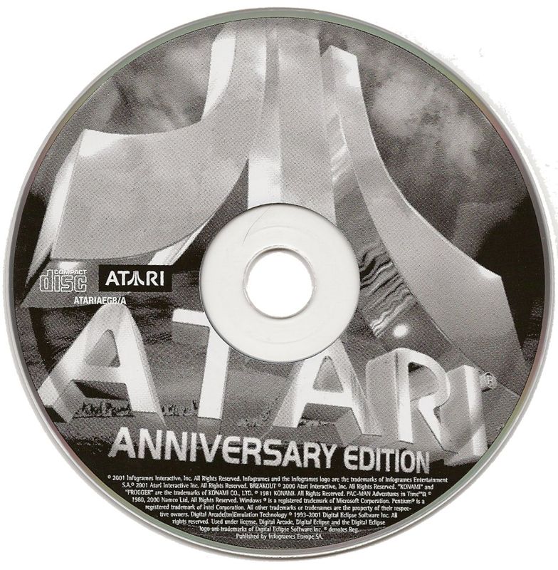 Media for Atari: Anniversary Edition (Windows) (Atari Replay release)