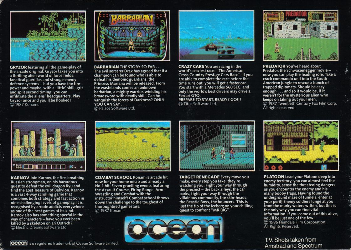 Back Cover for The In Crowd (ZX Spectrum)