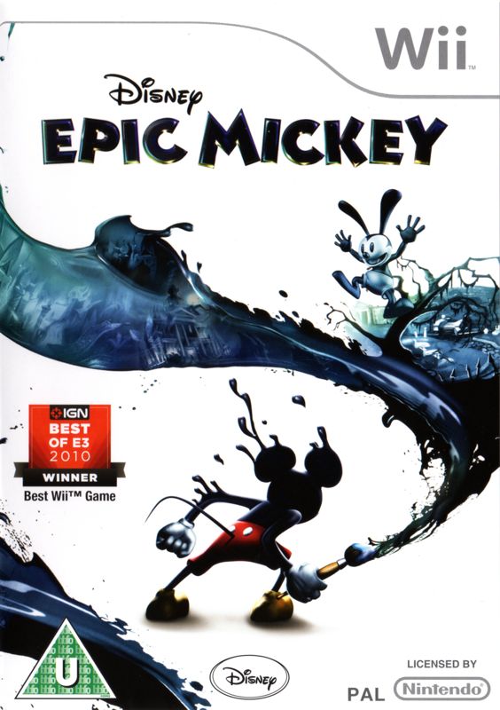Front Cover for Disney Epic Mickey (Wii)