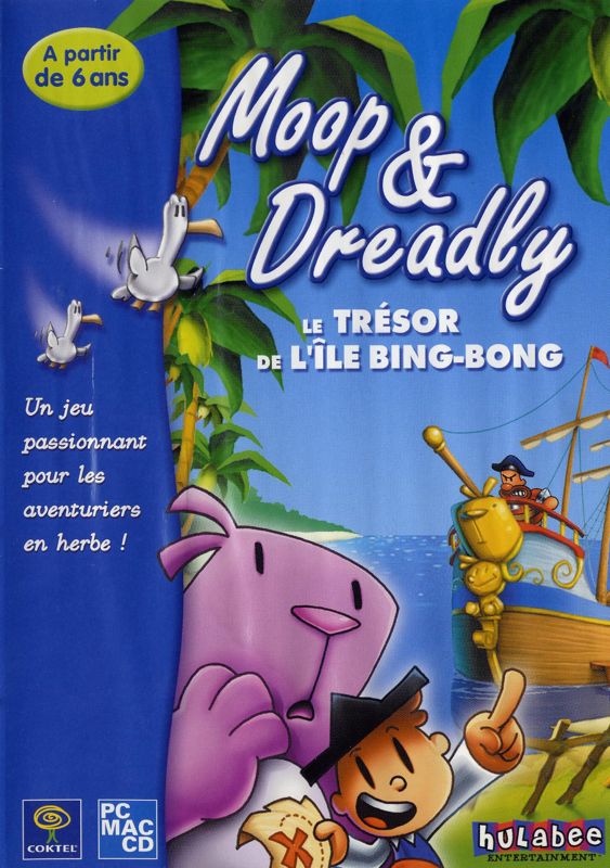 Front Cover for Moop and Dreadly in the Treasure on Bing Bong Island (Macintosh and Windows)