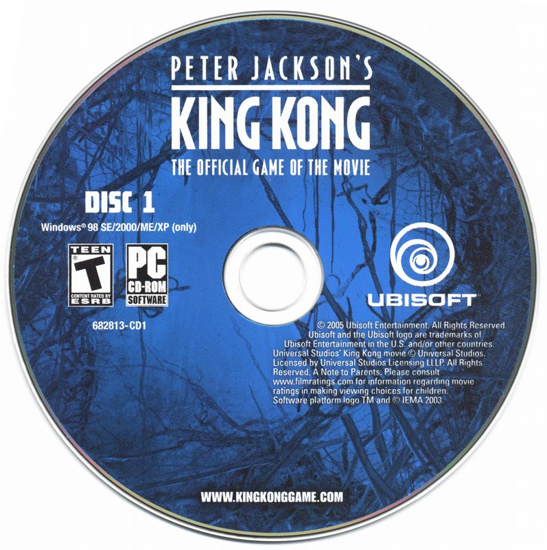 Media for Peter Jackson's King Kong: The Official Game of the Movie (Signature Edition) (Windows): Disc 1