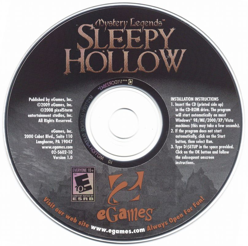 Media for Mystery Legends: Sleepy Hollow (Windows)