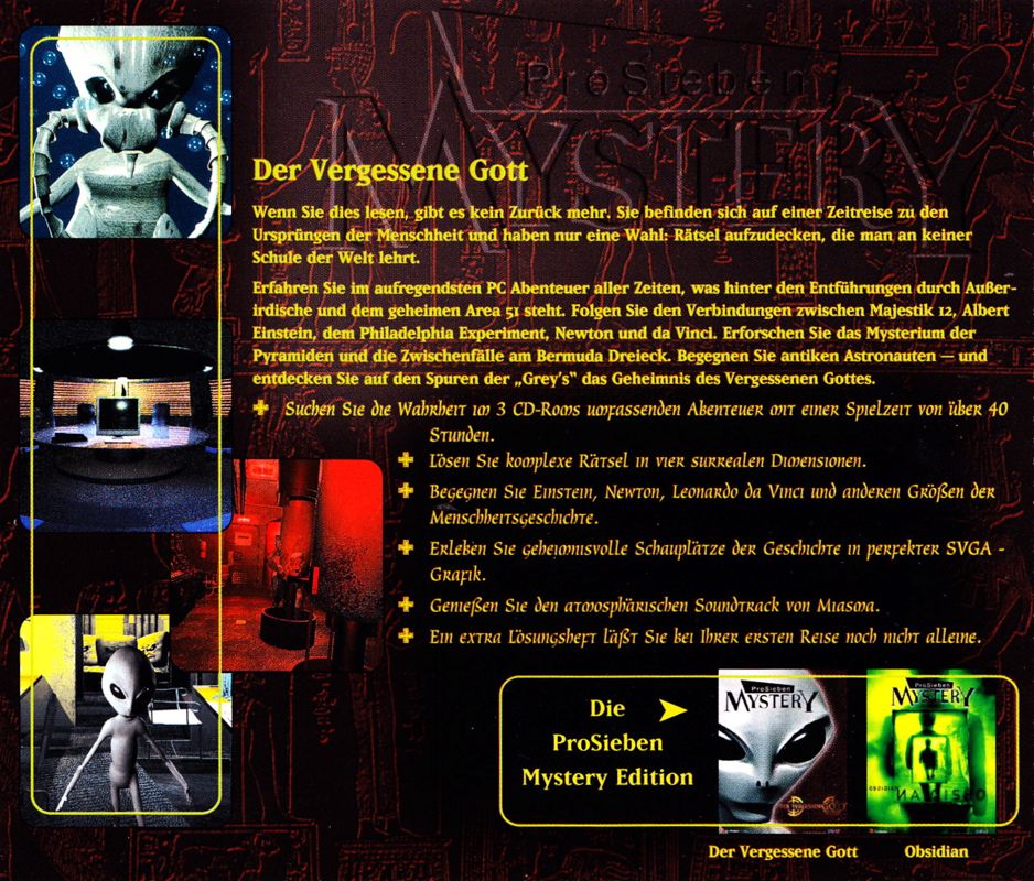Other for Drowned God: Conspiracy of the Ages (Windows): Jewel Case - Back