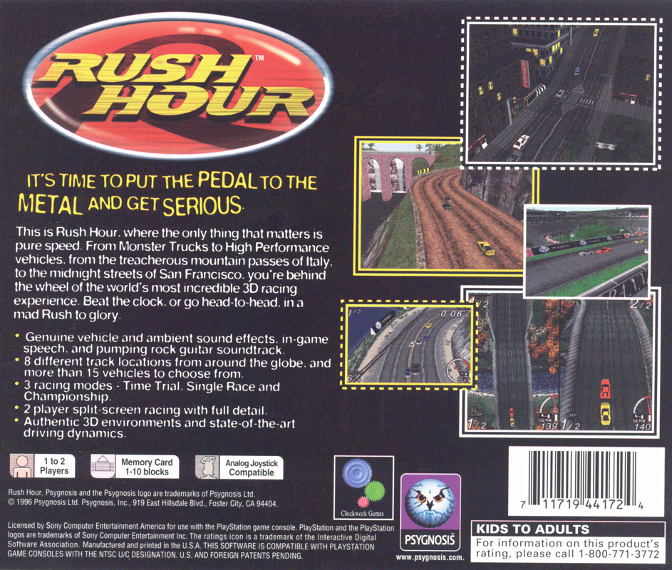 Как собрать rush hour. Rush hour ps1. Rush hour ps1 Cover. Игра Rush hour 1997. Jarrett Labonte stock car Racing ps1.