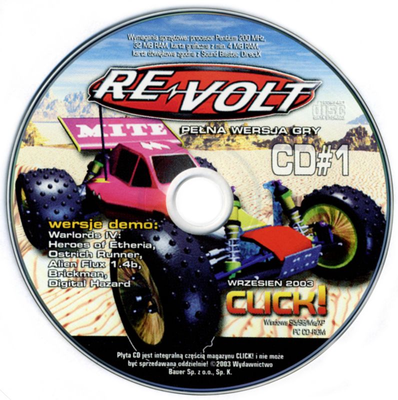 Media for Re-Volt (Windows) (Click! 10/2003 covermount)