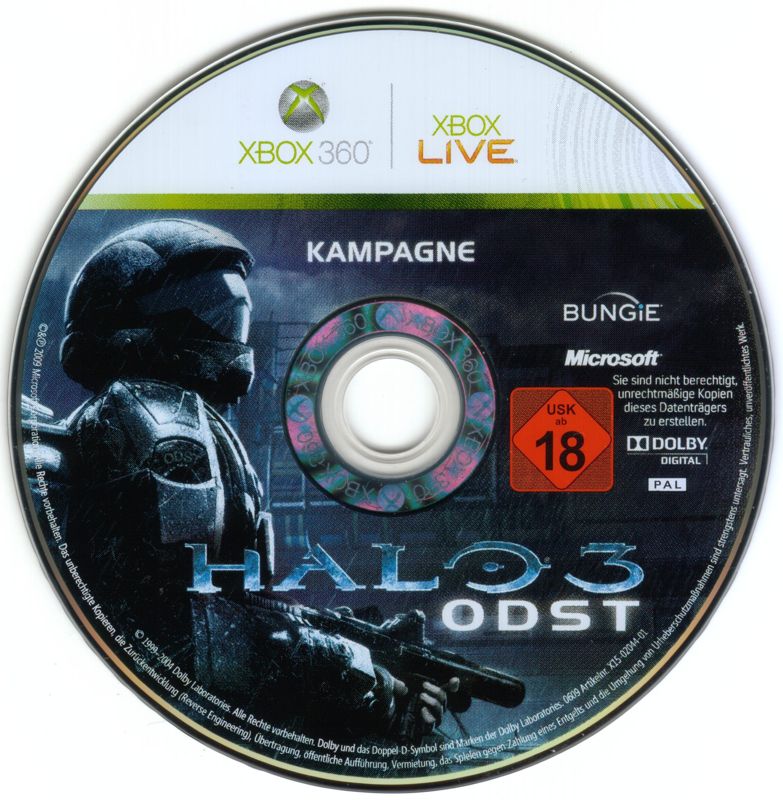 Media for Halo 3: ODST (Special Edition) (Xbox 360): Campaign Disc