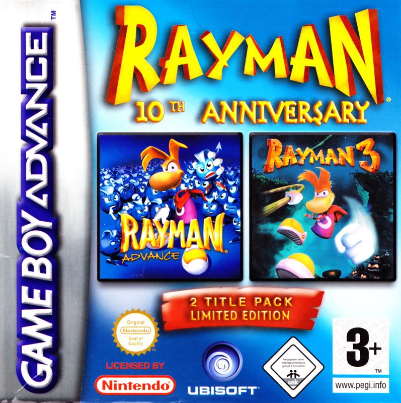 Front Cover for Rayman: 10th Anniversary (Game Boy Advance)