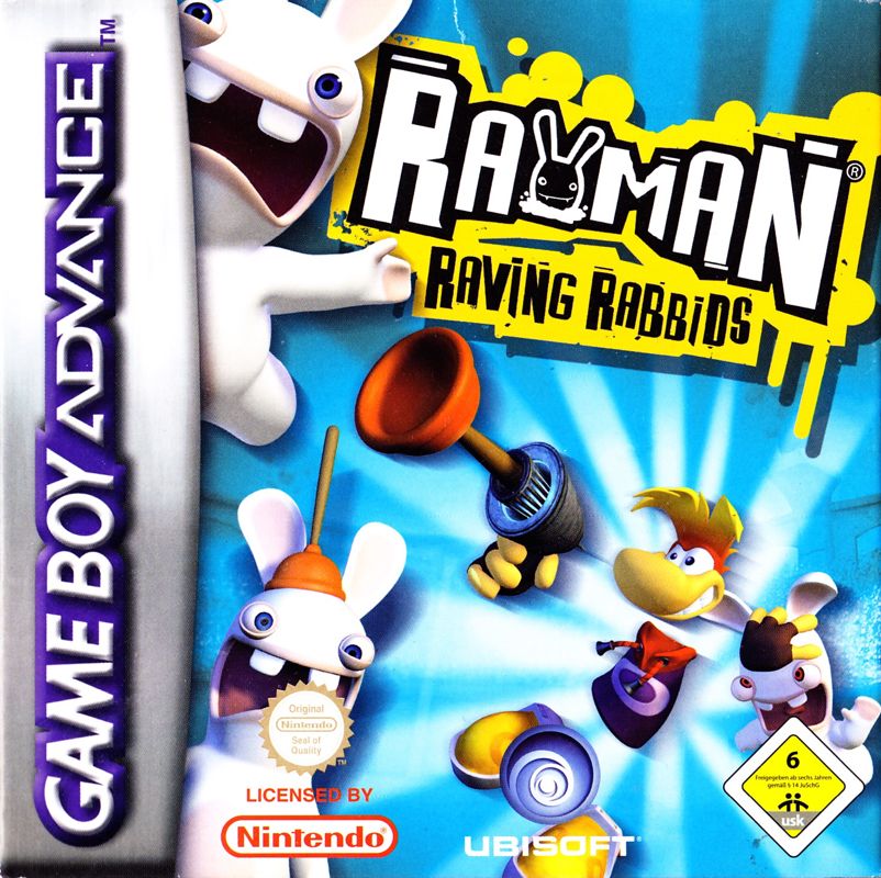 Front Cover for Rayman: Raving Rabbids (Game Boy Advance)