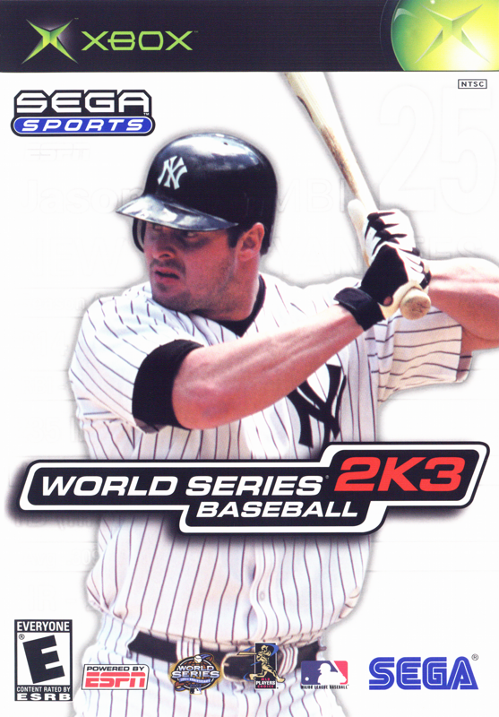 Front Cover for World Series Baseball 2K3 (Xbox)