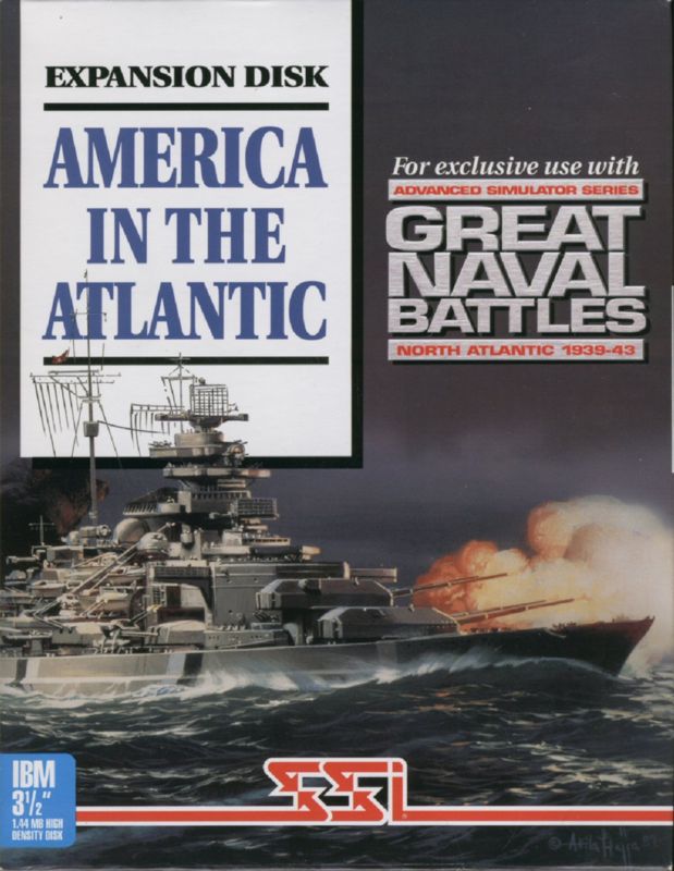 Front Cover for Great Naval Battles: North Atlantic 1939-43 - America in the Atlantic (DOS)