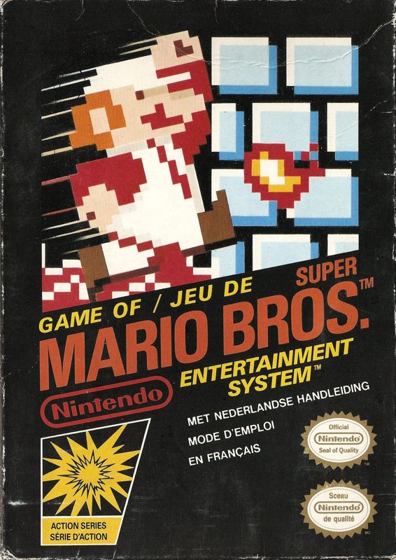 Front Cover for Super Mario Bros. (NES)