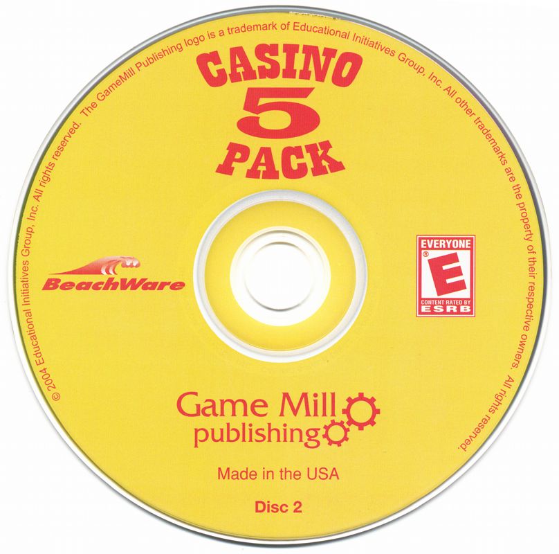 Media for Casino 5 Pack (Macintosh and Windows): Disc 2