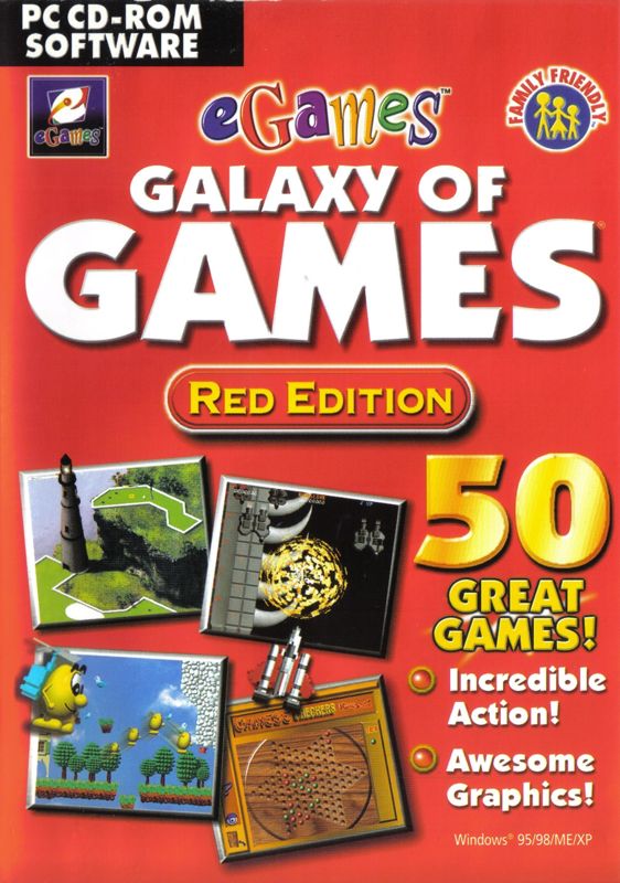 2001 eGames Galaxy of Games Platinum Edition CD-Rom - 21 Family Friendly  Games