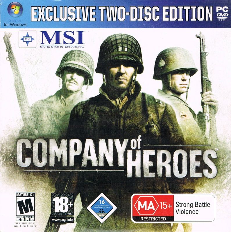 Front Cover for Company of Heroes (Windows) (OEM Bundled Software (comes with MSI graphic cards) release)