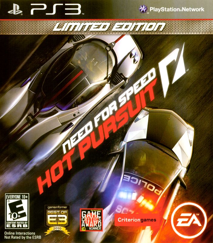 Front Cover for Need for Speed: Hot Pursuit (Limited Edition) (PlayStation 3)