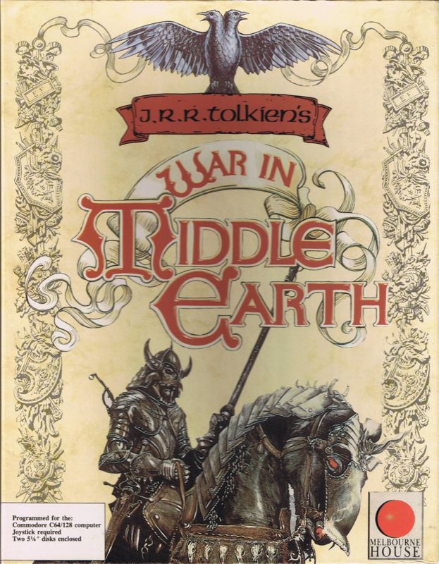 Front Cover for J.R.R. Tolkien's War in Middle Earth (Commodore 64)