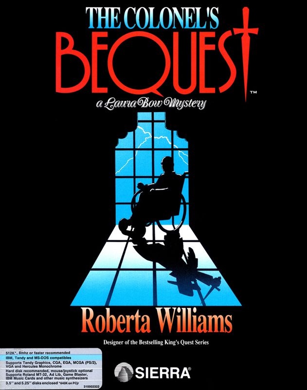 Front Cover for The Colonel's Bequest (DOS)